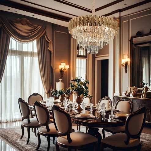 CEILING LAMP CHANDELIER TOOLIGHT G059-CP 50CM GOLD