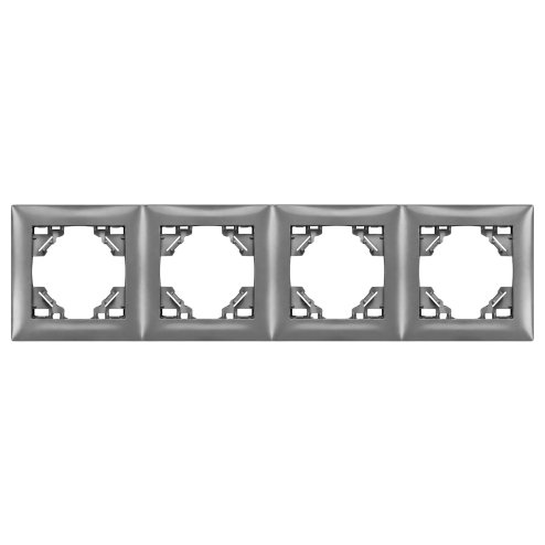 Toolight Quadruple Socket Frame Oste Jnh016-4f Grey