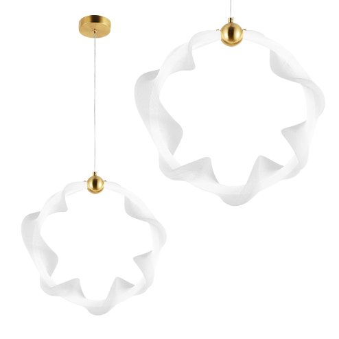CEILING LAMP CHANDELIER TOOLIGHT LED G014-1CP WHITE GOLD