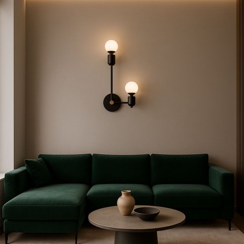 WALL LAMP TOOLIGHT APP1707-2W BLACK