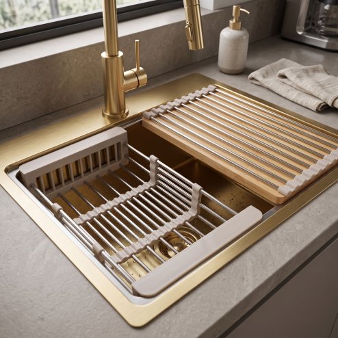 Kitchen sink accessory set 3 pcs. REA Beige