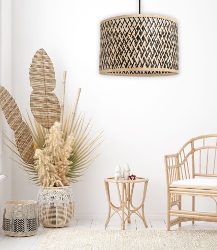 LAMP BOHO APP1543-1CP BEIGE