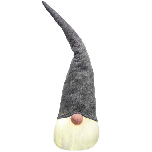 Christmas Gnome LED YX039 40cm Grey