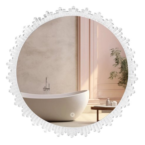 MIRROR REA LED BL807 60CM WHITE