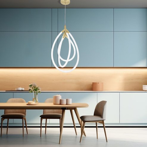 CEILING LAMP CHANDELIER TOOLIGHT LED G018-CP GOLD
