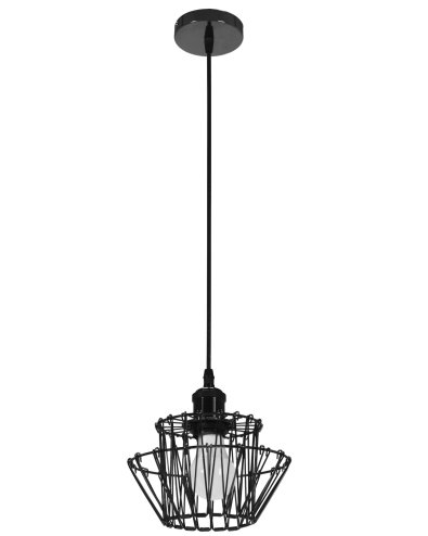 Pendant Lamp TOOLIGHT APP941-1CP KIT Black 36cm 1-light point E27 20x20x17-97cm