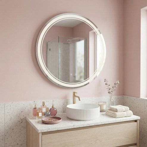 Mirror Rea Soft 80 Led Transparent