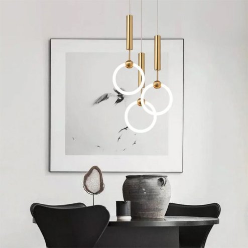 LED PENDANT LAMP TOOLIGHT LHJ059-1CP 100 BRUSHED GOLD