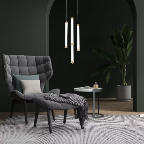 CEILING LAMP CHANDELIER TOOLIGHT LED G024-4CPR GOLD