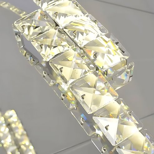 LED HANGING CEILING LAMP TOOLIGHT APP1770-CP CHROME 60CM