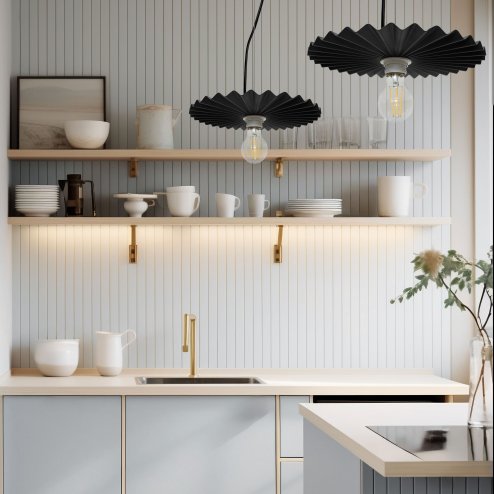 Pendant Lamp TOOLIGHT APP1452-1CP Black E27