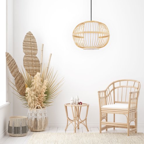 LAMP BOHO APP1631-1CP BEIGE