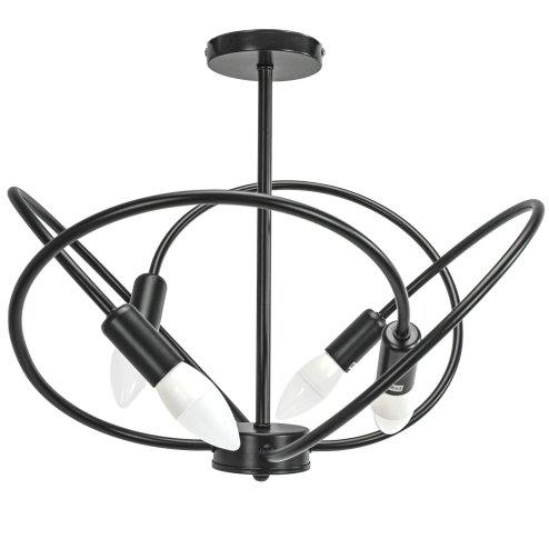 Pendant Lamp TOOLIGHT APP1093-4C 4 Black 4-light points E14 60x60x36cm