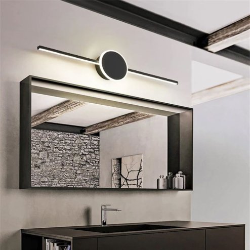 Bathroom Wall LED Light TOOLIGHT APP850-1W TOUR Black 80cm