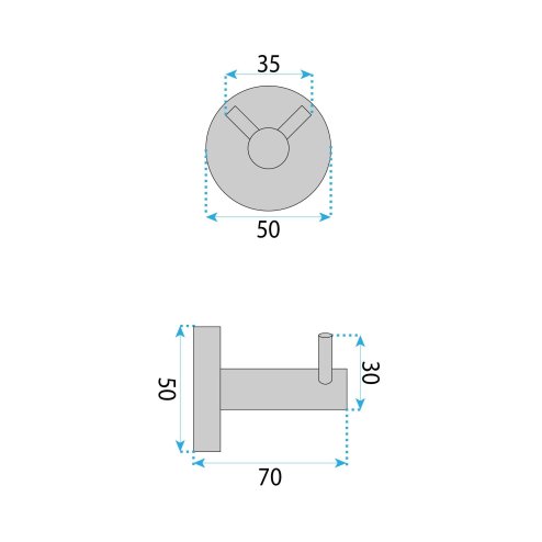 Rea Bathroom Hanger 5605 Leo Titan