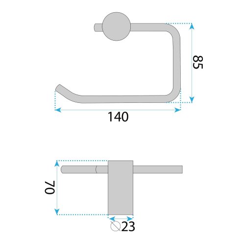 Toilet Paper Holder Rea A62309Rg Copper