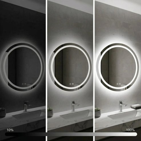 Mirror Rea Soft 80 Led Transparent