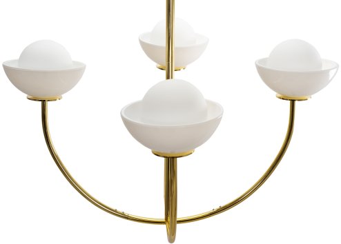 Pendant Lamp TOOLIGHT APP1200-CP Metal Gold - White G9 4-light points