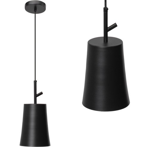 Pendant Lamp TOOLIGHT APP1034-1CP Black 1-light point E27 13x13x26,5-107cm