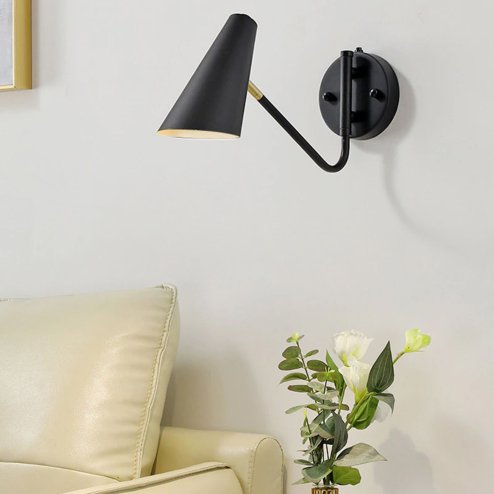 Wall Light Toolight APP1139-1W E27 black