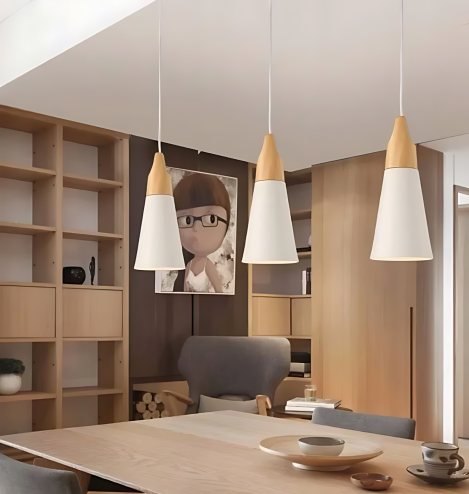 Pendant Lamp TOOLIGHT APP058-1CP SCANDI B White/ 14,5x26 cm E27