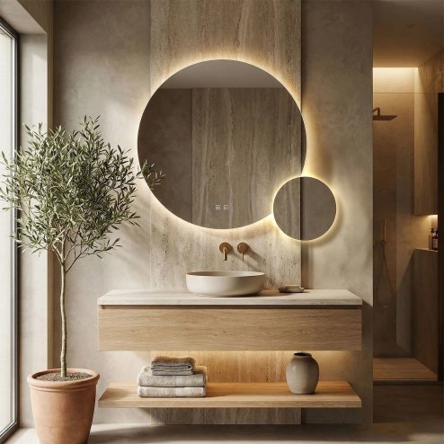 Mirror Rea R-9045 Led Transparent