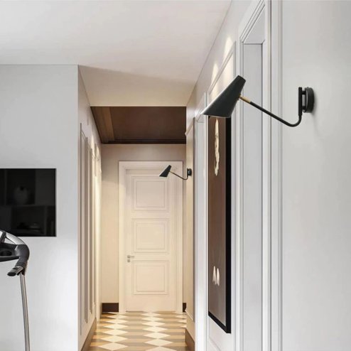 Wall Light Toolight APP1139-1W E27 black