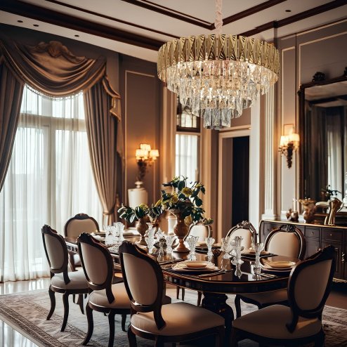 CEILING LAMP CHANDELIER TOOLIGHT G060-CP 60CM GOLD