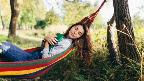 Hammock 480142B RED 265x90x1cm
