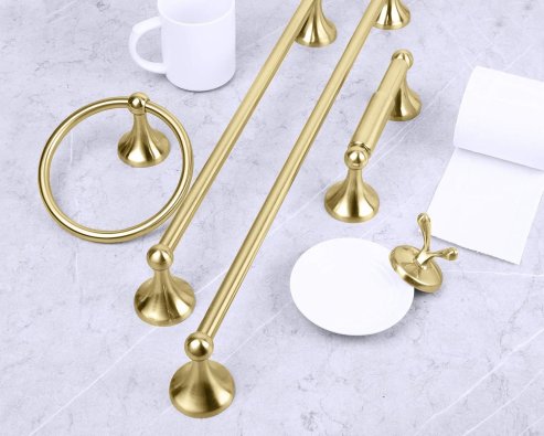 Bathroom hanger Brush Gold 332868