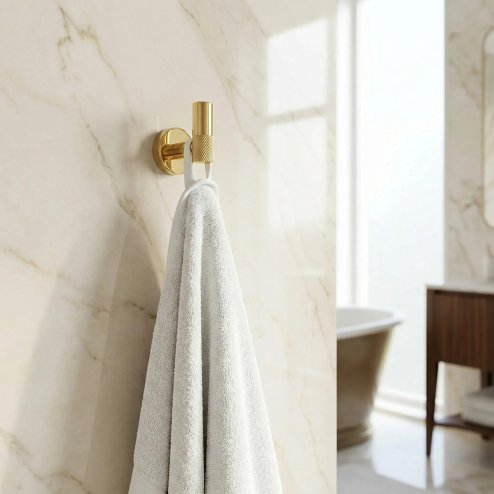 Bathroom Hanger Rea 6606 Modern Gold