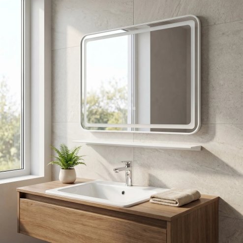 Mirror Rea L-8060 Led Transparent
