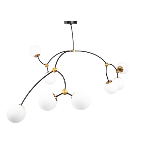 CEILING LAMP CHANDELIER TOOLIGHT APP1673-8CP BLACK