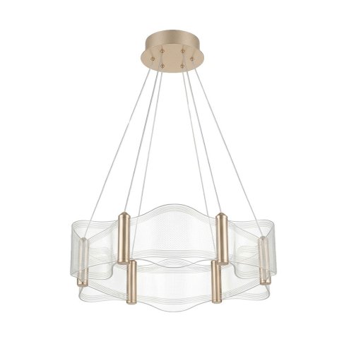CEILING LAMP CHANDELIER REA G151-CP GOLD 60CM