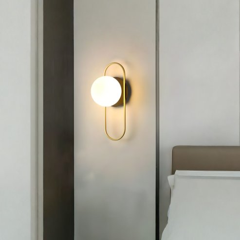 WALL LAMP TOOLIGHT APP1756-1W BRUSH GOLD WHITE