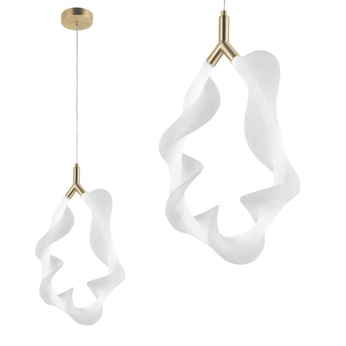CEILING LAMP CHANDELIER TOOLIGHT LED G013-1CP WHITE GOLD