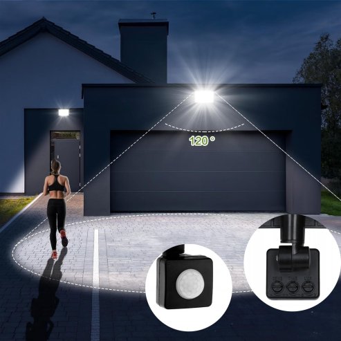 Panel LED motion sensor 50W RSL008-50NS