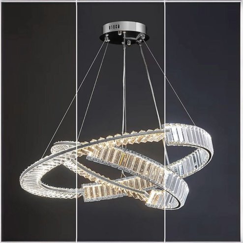 CEILING LAMP CHANDELIER TOOLIGHT LED APP1525-CP60/80 CHROME