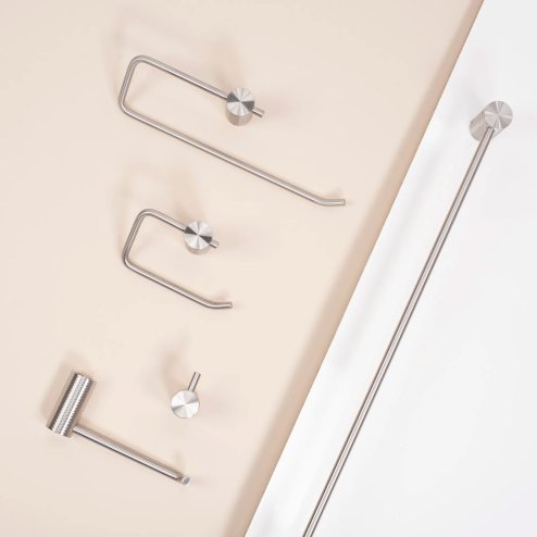 TOILET PAPER HOLDER REA 9711 PRISM BRUSH NICKEL