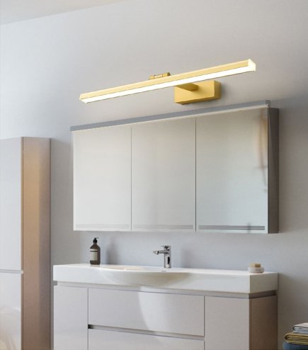 Bathroom Wall LED Light TOOLIGHT APP835-1W LINE 80cm Gold 12W
