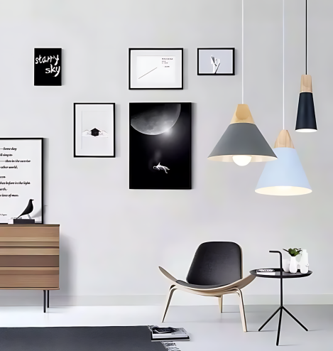 Pendant Lamp TOOLIGHT APP058-1CP SCANDI B White/ 14,5x26 cm E27