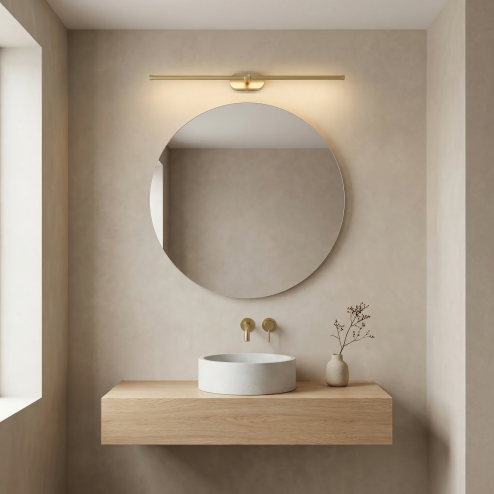WALL LAMP REA APP1894-1W 80 CM BRUSH GOLD