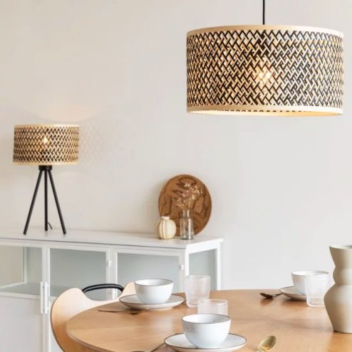 LAMP BOHO APP1543-1CP BEIGE