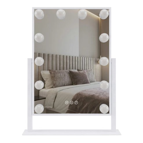 Mirror Rea Style 30X40 Led White