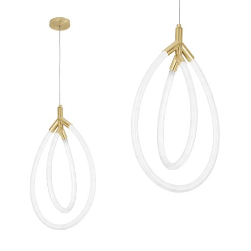 CEILING LAMP CHANDELIER TOOLIGHT LED G017-CP GOLD
