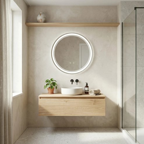 Mirror Rea Soft 60 Led Transparent
