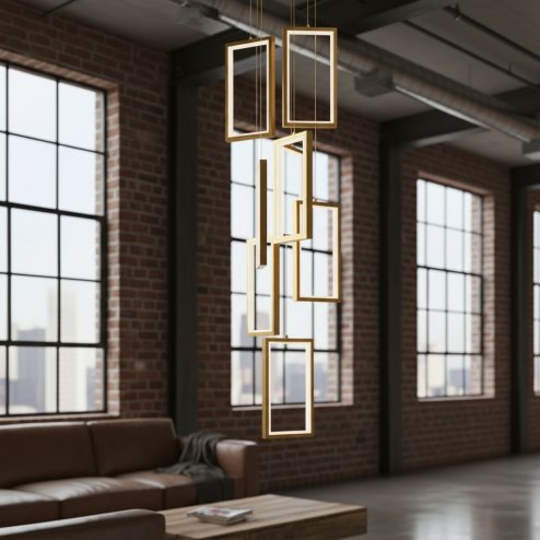 PENDANT CEILING LAMP TOOLIGHT LHJ090-7CP GOLD