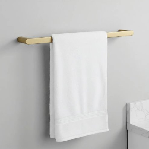 BATHROOM HOOK SET REA MATI BRUSH GOLD 4 PIECES