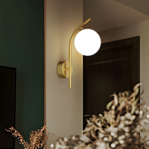 WALL LAMP TOOLIGHT G104-1W GOLD WHITE