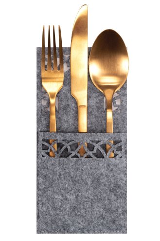 Cutlery Cover Set 4 pcs KF357-4G Grey